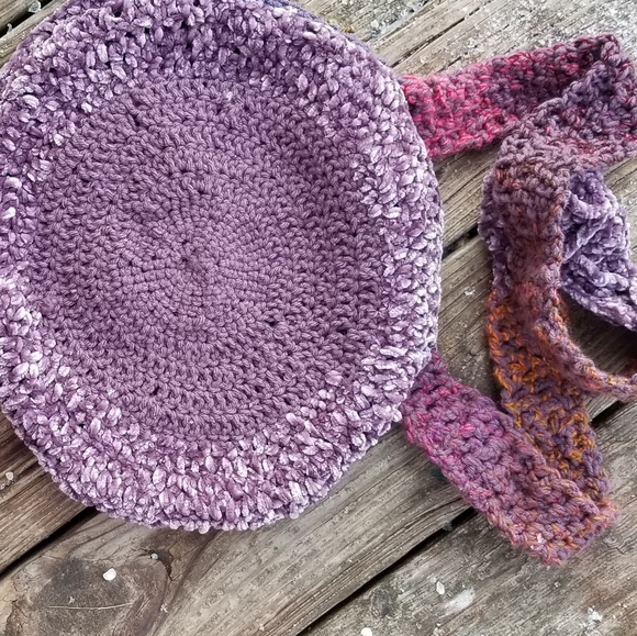 Crochet Evil Eye Boho Handbag Crossbody - Picture 3 of 5